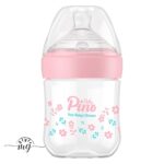 شیشه شیر پینو بیبی مدل Natural sense کد S 0-6 گنجایش 150 میلی لیتر
