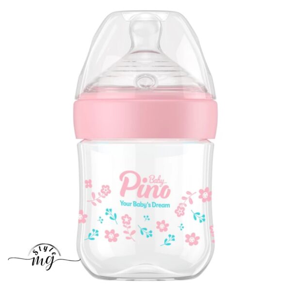شیشه شیر پینو بیبی مدل Natural sense کد S 0-6 گنجایش 150 میلی لیتر - Image 1