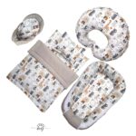 سرویس خواب 6 تکه نوزاد طرح شیر کودک