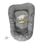 سرویس خواب نوزاد مدل خرس شالدار کد 1 مجموعه 5 عددی