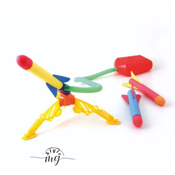 اسباب بازی کودکانه مدل موشک بادی بازی های راکی سرگرمی - Image 3