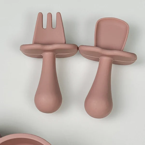 ست ظرف غذا کودک سیلیکونی مدل گوسفند کد M228 - Image 6