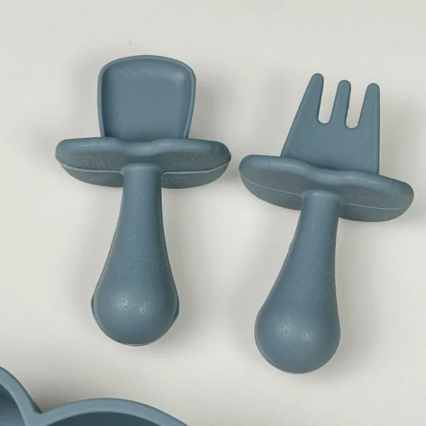 ست ظرف غذا کودک سیلیکونی مدل گوسفند کد M228 - Image 5