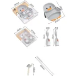ظرف غذا کودک سیلیکونی مدل پنگوئن کد JH8004 - Image 6