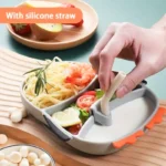 ظرف غذا کودک سیلیکونی مدل پنگوئن کد JH8004 - Image 4