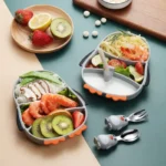 ظرف غذا کودک سیلیکونی مدل پنگوئن کد JH8004 - Image 10