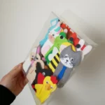 عروسک انگشتی نمدی طرح حیوانات جنگل مجموعه 20 عددی - Image 2