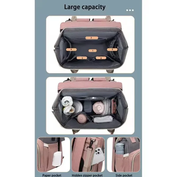 کوله لوازم کودک مدل تختخواب شو پیشرفته - Image 7