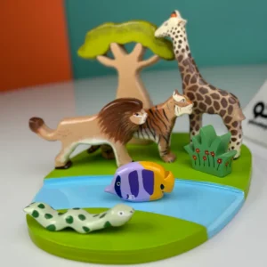 استند و فیگور حیوانات مدل مجموعه آفریقایی