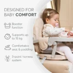 صندلی غذای پرتابل کودک کیکابو مدل پاپو - Image 9