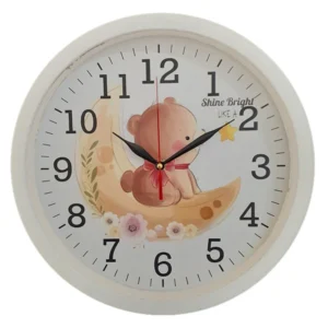 ساعت دیواری فانتزی کودک مدل خرس پولیشی