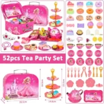 اسباب بازی ست عصرانه خوری فلزی کیفی طرح پرنسس - Image 8