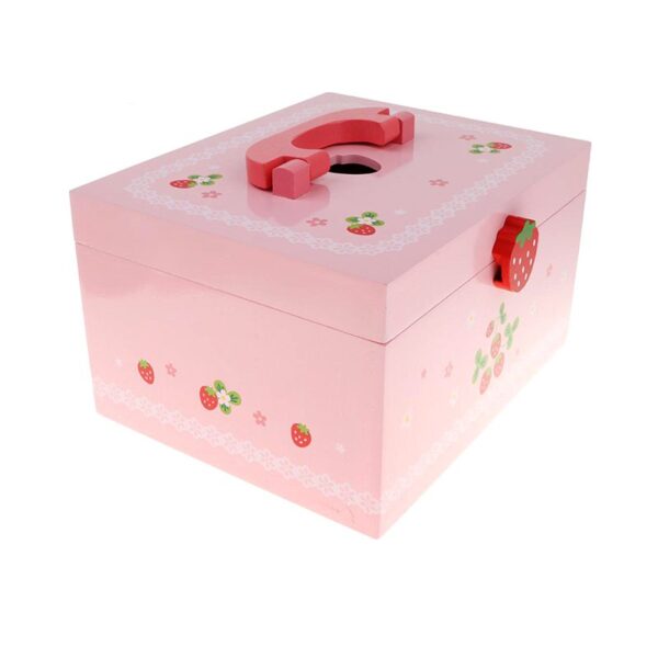 اسباب بازی چوبی ست عصرانه خوری همراه با رولت و میوه - Image 3