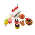 اسباب بازی چوبی ست عصرانه خوری همراه با رولت و میوه - Image 8