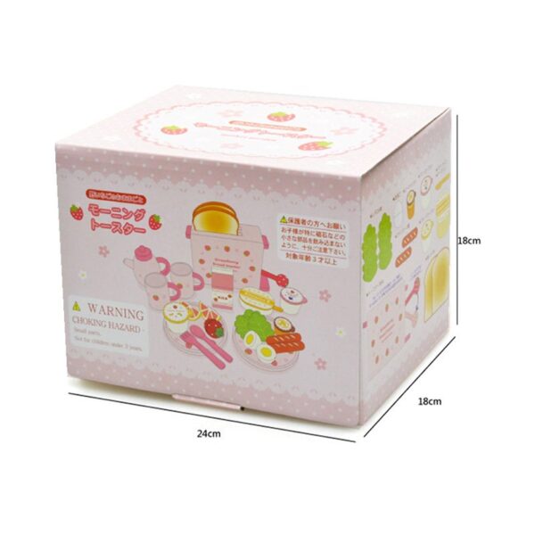 اسباب بازی چوبی صبحانه خوری همراه با توستر - Image 2