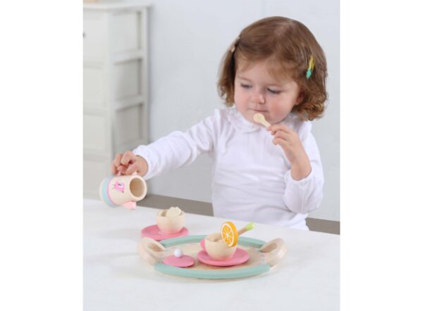 ست چای خوری اسباب بازی چوبی برند پیکاردو مخصوص کودک - Image 2