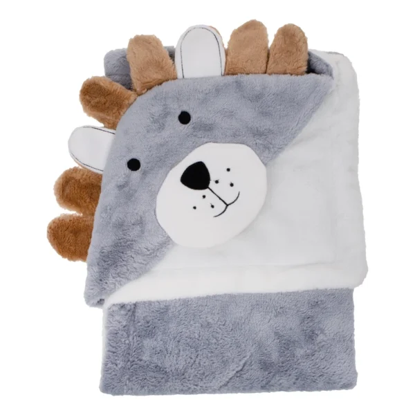 پتو کودک و نوزاد طرح شیر نرم و لطیف کد 001 سایز 75×70 سانتی متر - Image 1