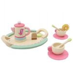ست چای خوری اسباب بازی چوبی برند پیکاردو مخصوص کودک