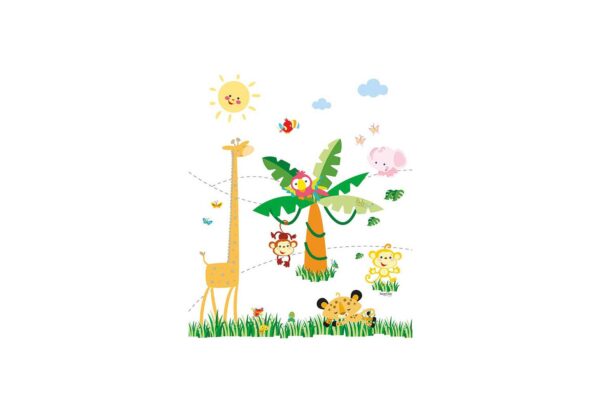 پرده اتاق مخصوص کودک saint clair حیوانات کوچولوی خندان - Image 2