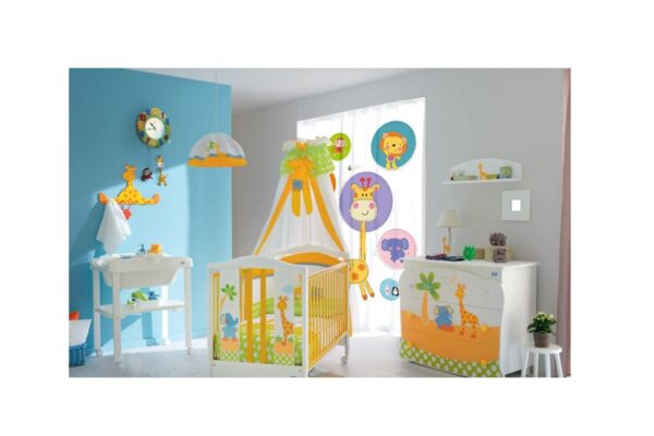 پرده اتاق مخصوص کودک saint clair حیوانات کوچولوی خندان - Image 1