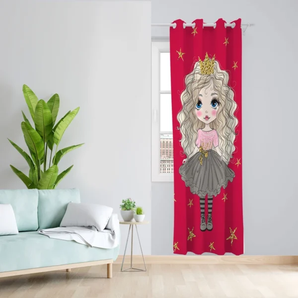 پرده طرح فانتزی مدل دخترانه اتاق کودک - Image 3