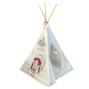 چادر سرخپوستی کودک با کیفیت طرح دختر