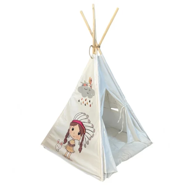 چادر سرخپوستی کودک با کیفیت طرح دختر - Image 1