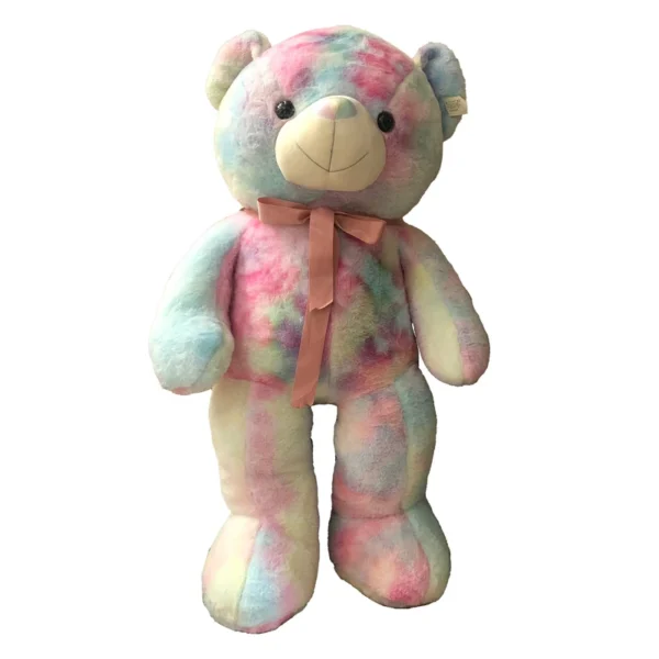 عروسک طرح خرس مدل رنگین کمان ارتفاع 125 سانتی متر - Image 2