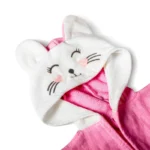 حوله پالتویی مخصوص کودک مدل دورنگ سایز 80x90 سانتی متر