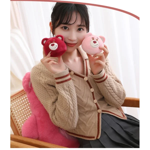 عروسک طرح خرس لوتسو بالشتی مدل بچه دار کد JI110 ارتفاع 50 سانتی‌متر - Image 3