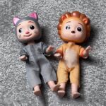 مجموعه فیگور کوکوملون 2 عددی – شیر و گربه فانتزی - Image 2