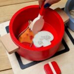 ست اسباب بازی آشپزی چوبی کودک - Image 3