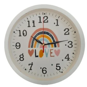 ساعت دیواری با کیفیت کودک مدل لاو