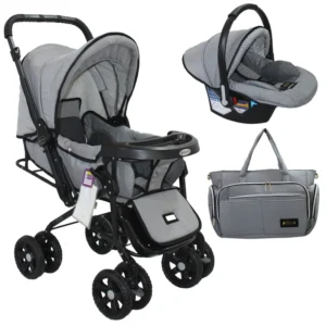 ست کالسکه و کریر  کودک مدل ورسا به همراه ساک لوازم کودک