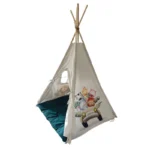 چادر سرخپوستی کودک طرح حیوانات جنگل - Image 3