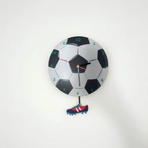 ساعت دیواری فانتزی کودک باروچین مدل توپ فوتبال