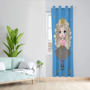 پرده طرح فانتزی مدل دخترانه اتاق کودک