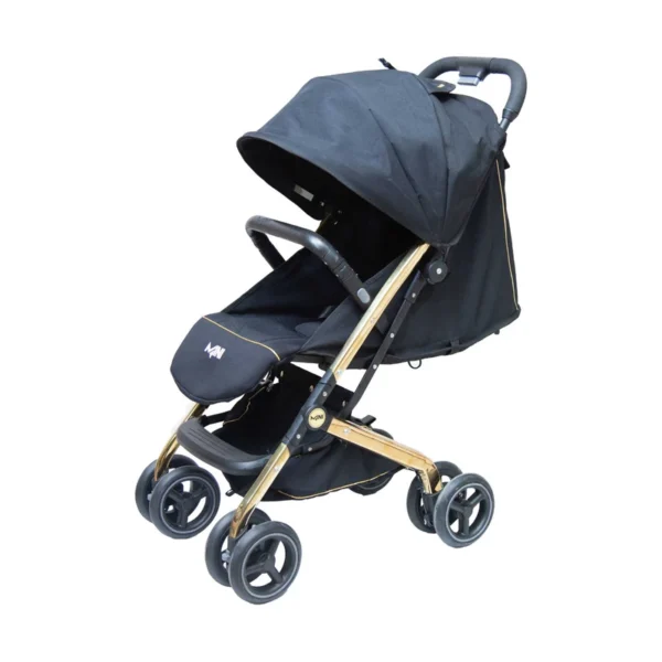 کالسکه برند دلیجان مدل مینی پرو بدنه طلایی جمع‌وجور و شیک - Image 7