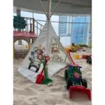 چادر سرخپوستی کودک طرح حیوانات جنگل