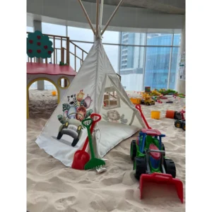 چادر سرخپوستی کودک طرح حیوانات جنگل