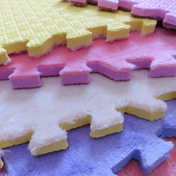 کفپوش تاتامی مخملی بسته 6 عددی مدل بهتا  ضخامت 13 میلیمتر - Image 1