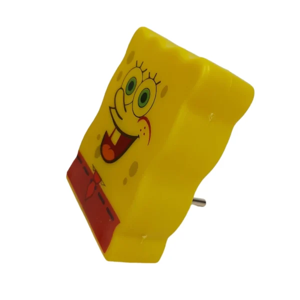 چراغ خواب کودک مدل باب اسفنجی با نورپردازی شاد کد 2024 - Image 2