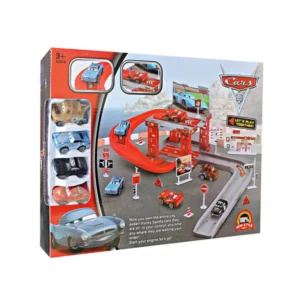 مجموعه‌ هیجان‌انگیز کیت ماشین بازی طرح پارکینگ مک کویین CY180