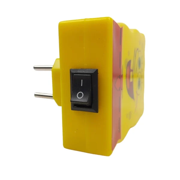 چراغ خواب کودک مدل باب اسفنجی با نورپردازی شاد کد 2024 - Image 4