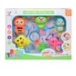 جغجغه فانتزی کودک بی بی تویز، مدل حیوانات خوشحال (6 عدد)