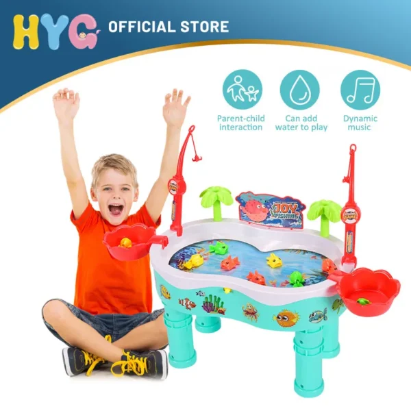اسباب بازی میز ماهیگیری 9 عددی موزیکال - Image 4