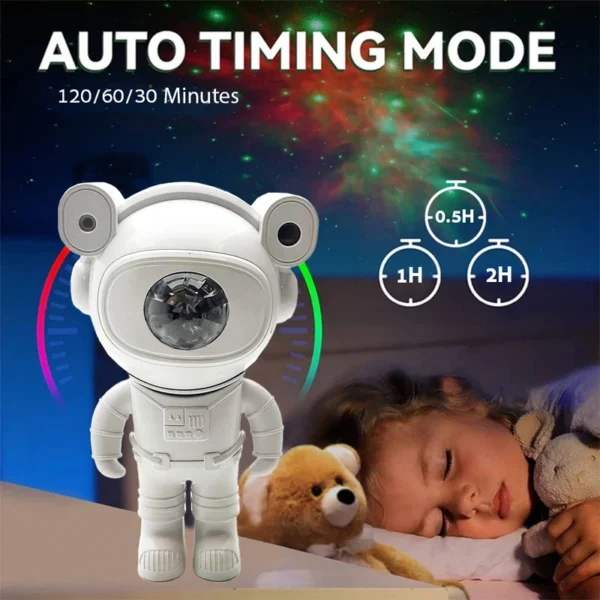 چراغ خواب رومیزی مدل فضانورد  با طراحی جذاب کهکشان - Image 8