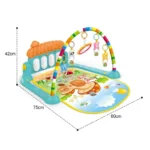 تشک بازی هانگر مدل خانه قارچی فضایی برای بازی کودک شما - Image 2