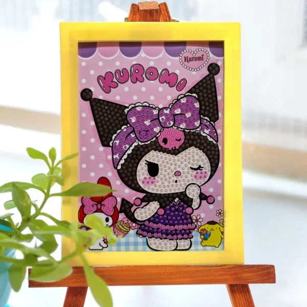 بازی مدل آموزشی ساخت تابلو نقاشی الماسی طرح کرومی قاب دار - Image 1