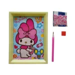 بازی آموزشی ساخت تابلو نقاشی قاب دار الماسی طرح ملودی